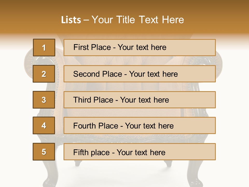Sofa Copy Vintage PowerPoint Template