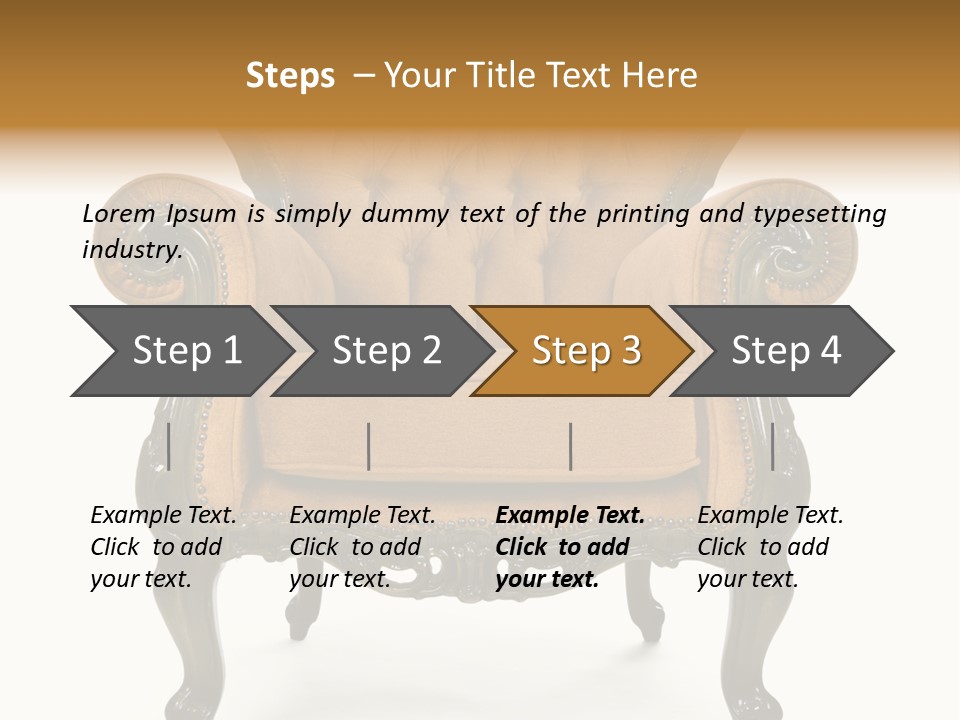 Sofa Copy Vintage PowerPoint Template
