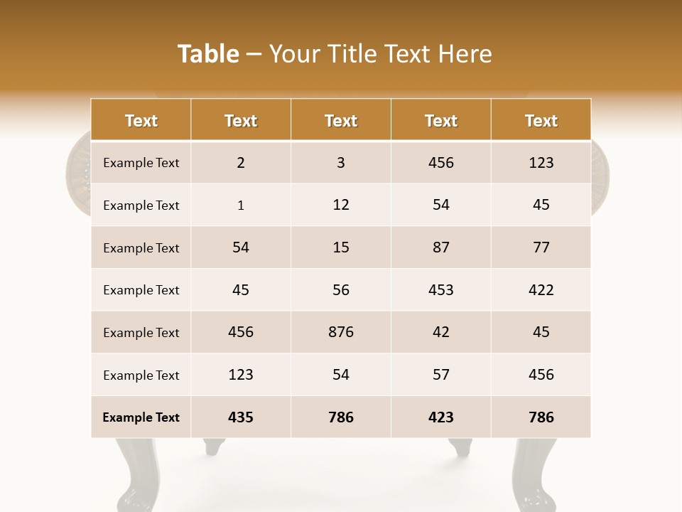 Sofa Copy Vintage PowerPoint Template