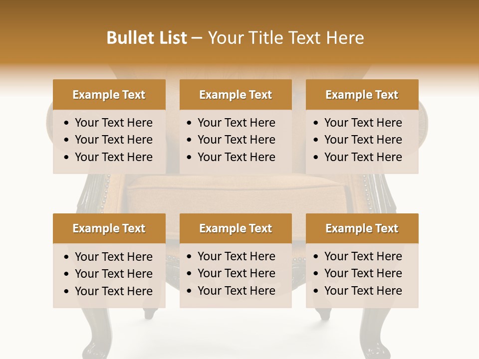 Sofa Copy Vintage PowerPoint Template