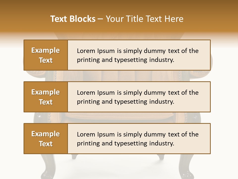 Sofa Copy Vintage PowerPoint Template