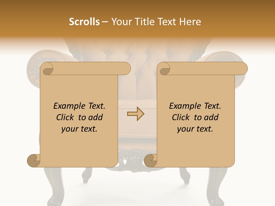 Sofa Copy Vintage PowerPoint Template