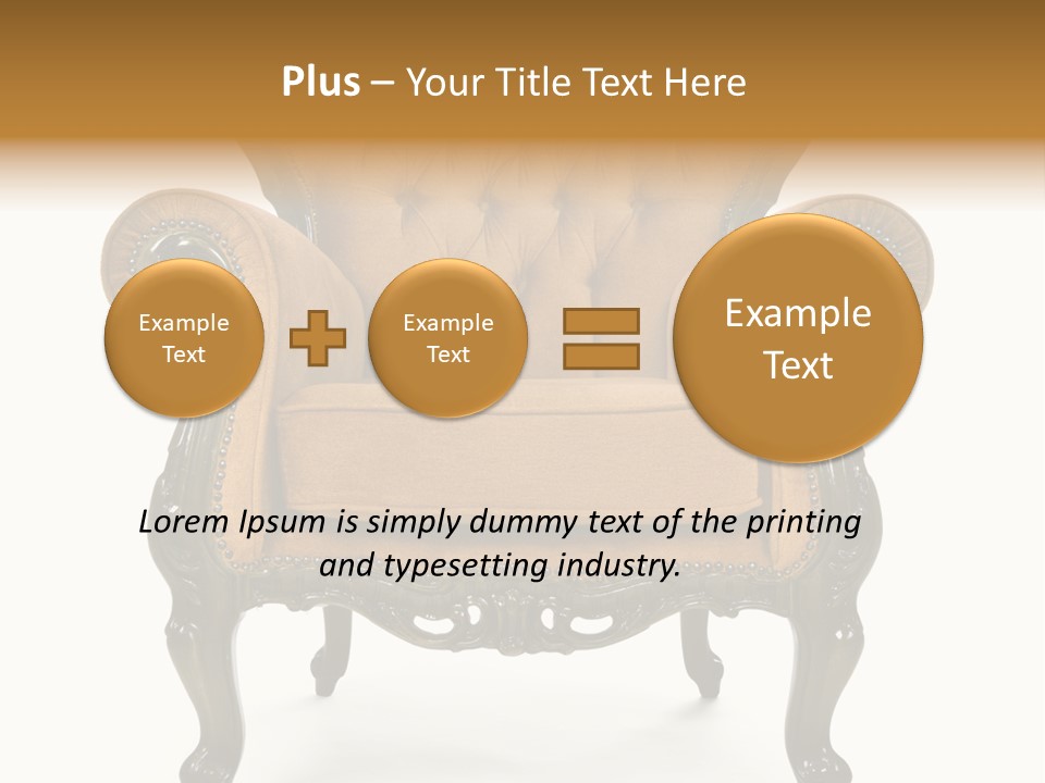 Sofa Copy Vintage PowerPoint Template