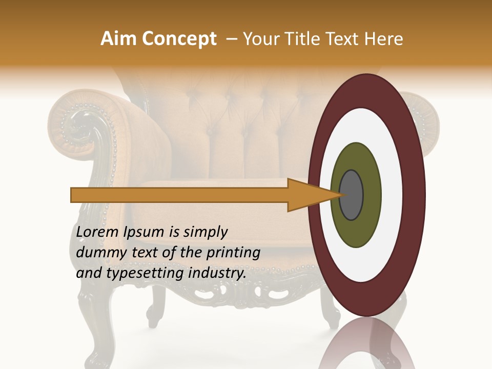 Sofa Copy Vintage PowerPoint Template