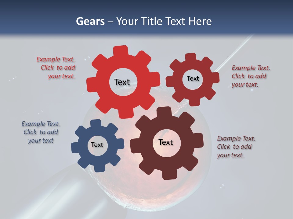 Life Fertility Blastocyst PowerPoint Template