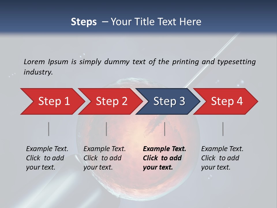 Life Fertility Blastocyst PowerPoint Template