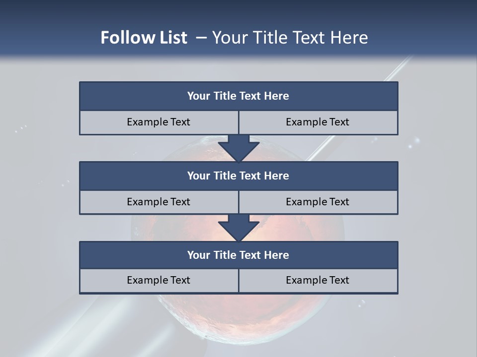 Life Fertility Blastocyst PowerPoint Template