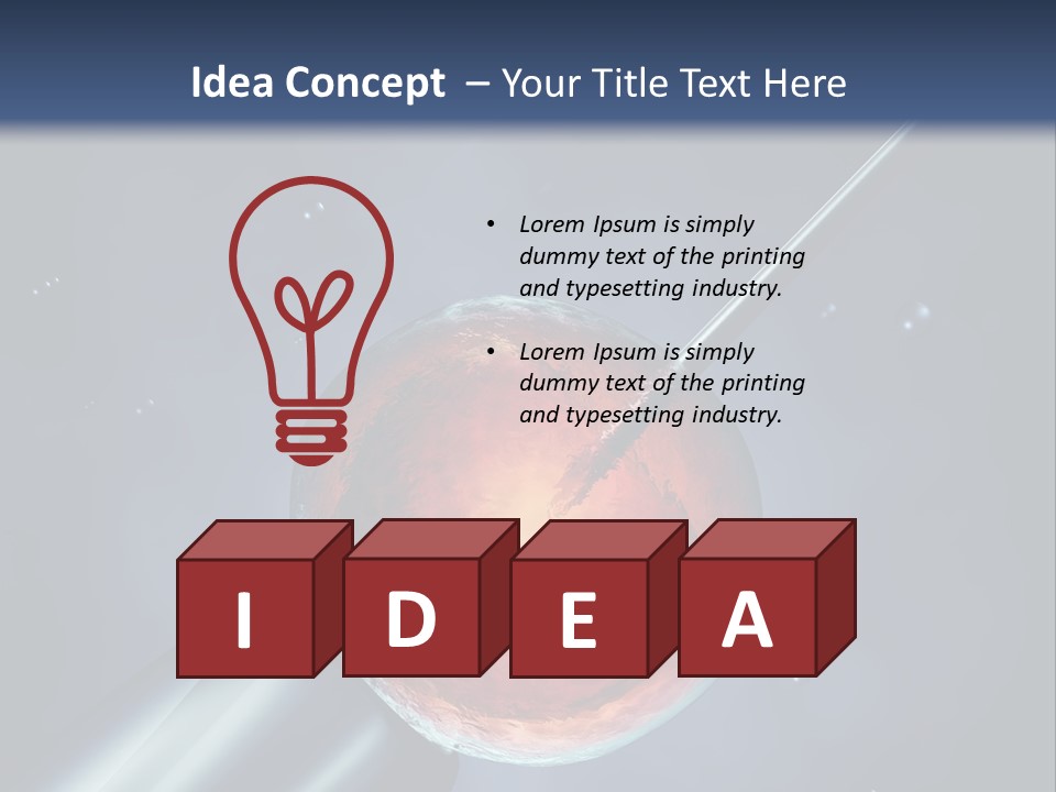 Life Fertility Blastocyst PowerPoint Template