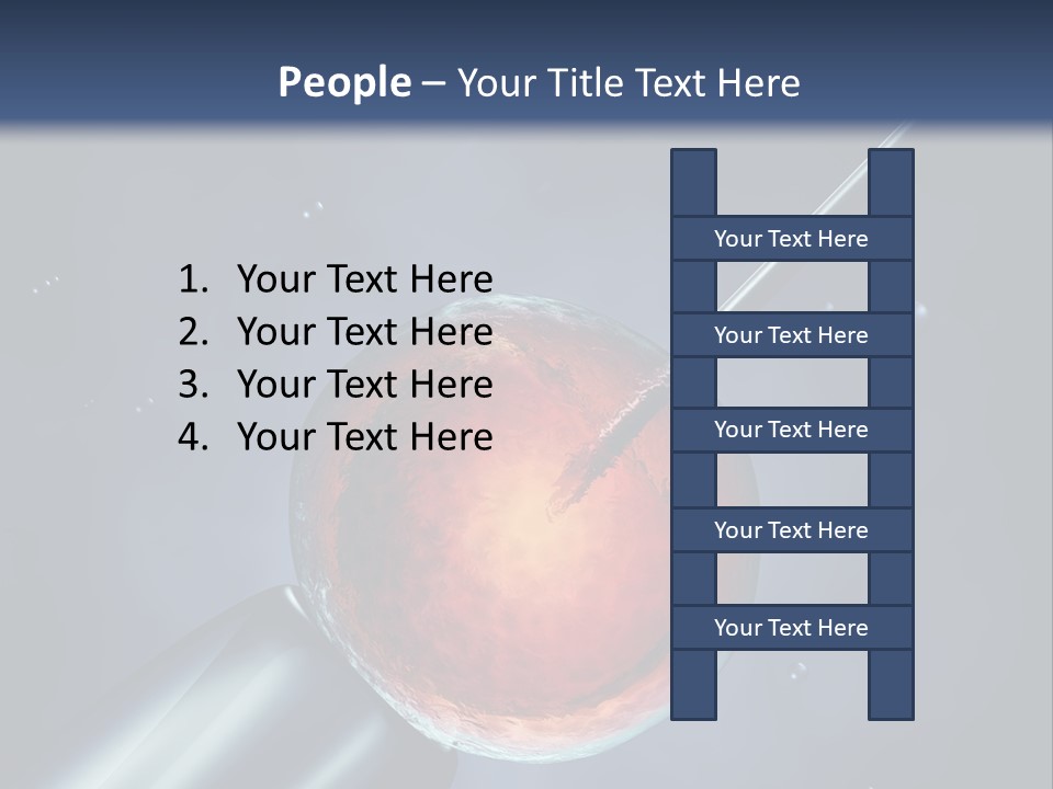 Life Fertility Blastocyst PowerPoint Template