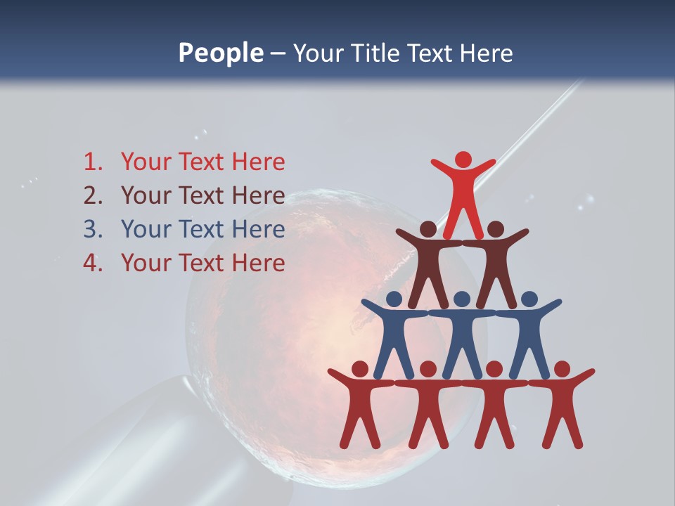 Life Fertility Blastocyst PowerPoint Template