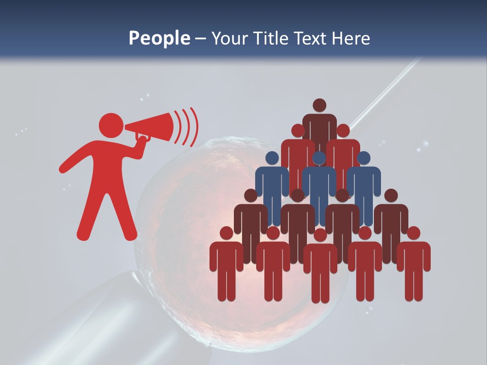 Life Fertility Blastocyst PowerPoint Template