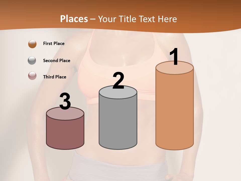 Workout Girl Confident PowerPoint Template