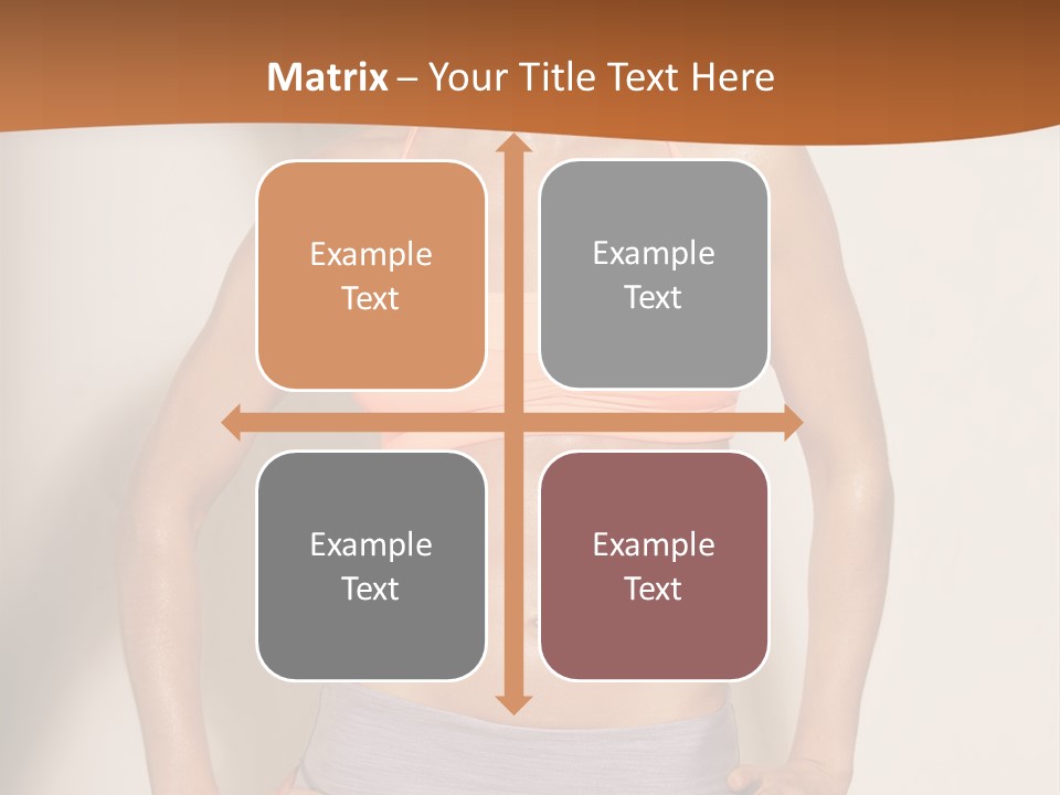 Workout Girl Confident PowerPoint Template