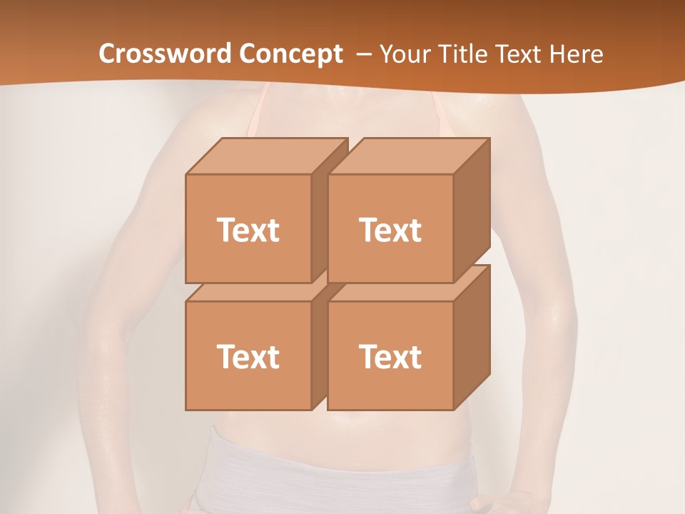 Workout Girl Confident PowerPoint Template