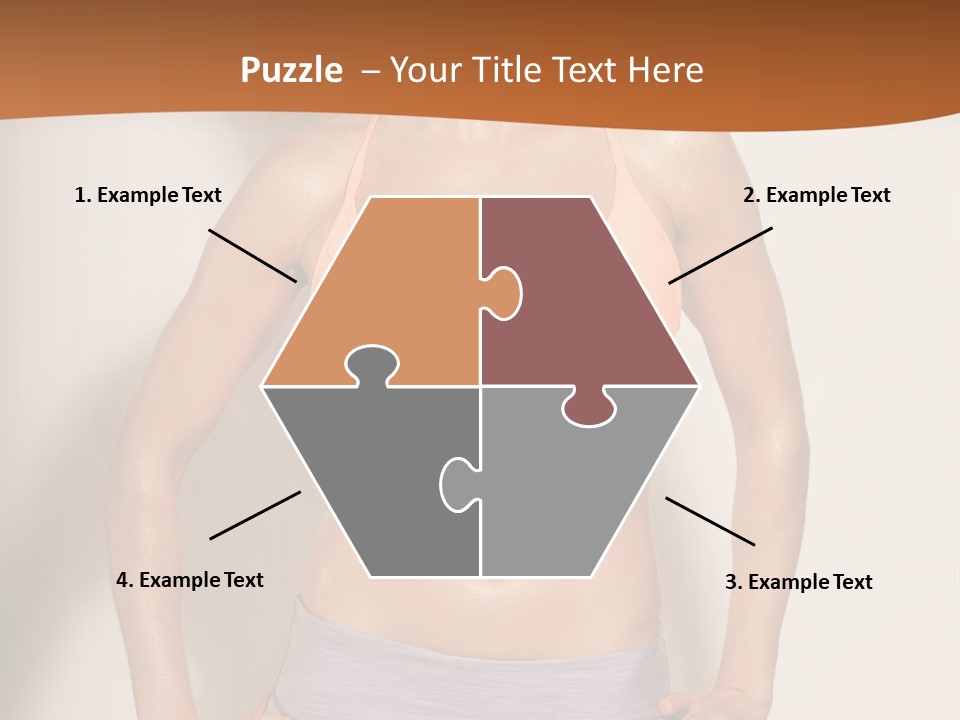 Workout Girl Confident PowerPoint Template