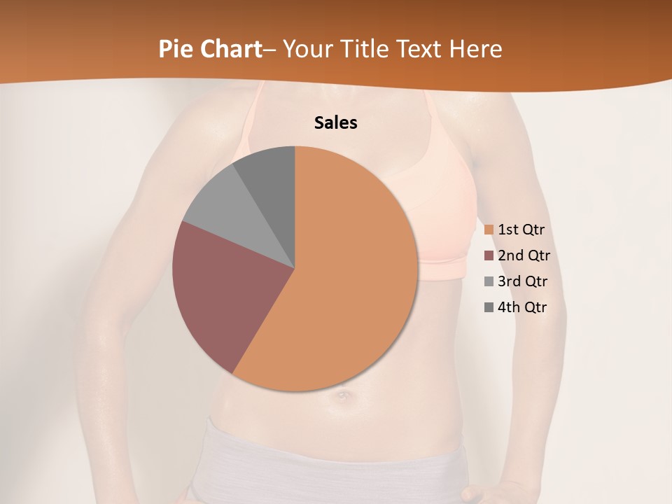 Workout Girl Confident PowerPoint Template