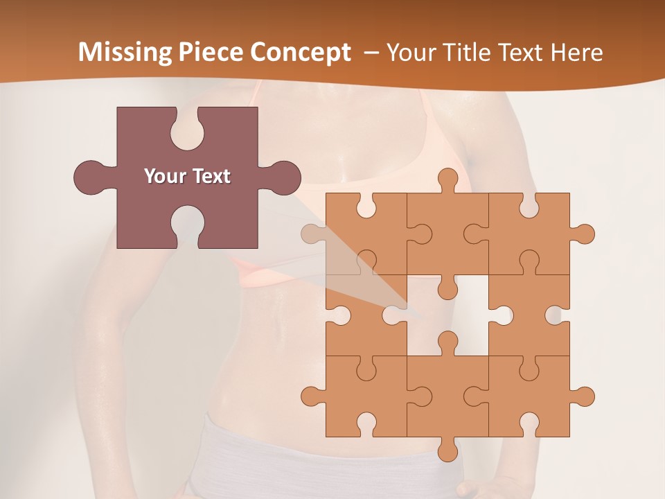 Workout Girl Confident PowerPoint Template