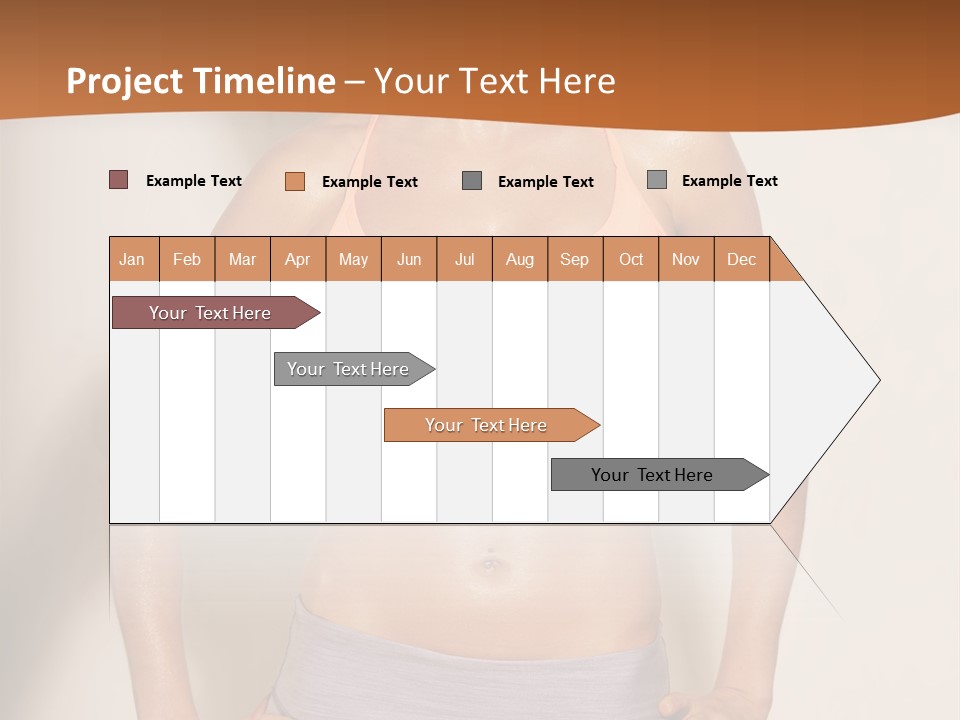 Workout Girl Confident PowerPoint Template