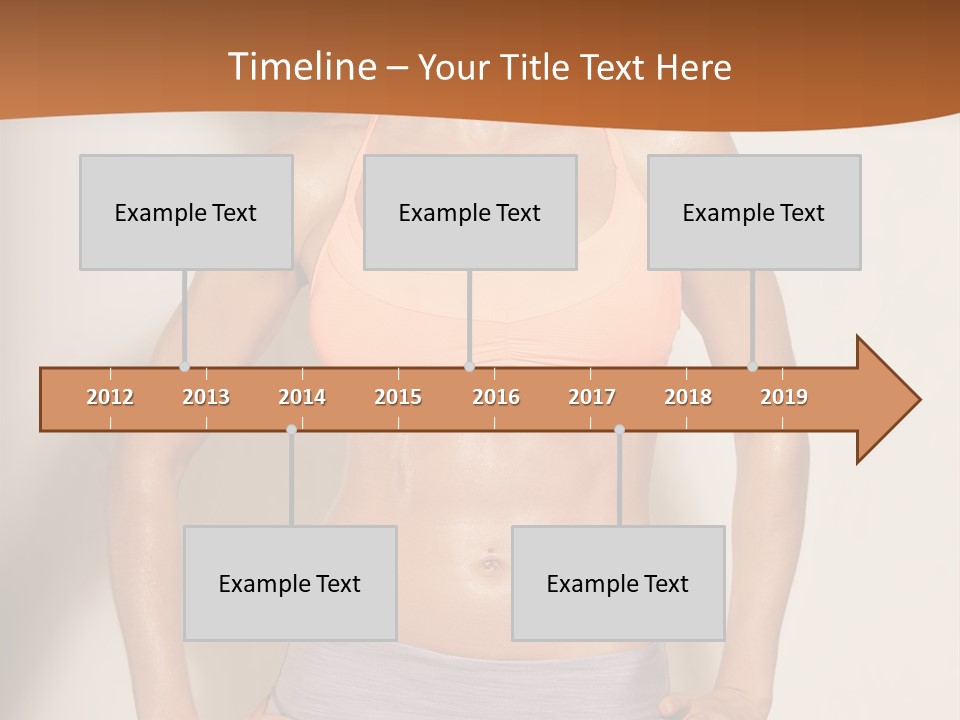 Workout Girl Confident PowerPoint Template