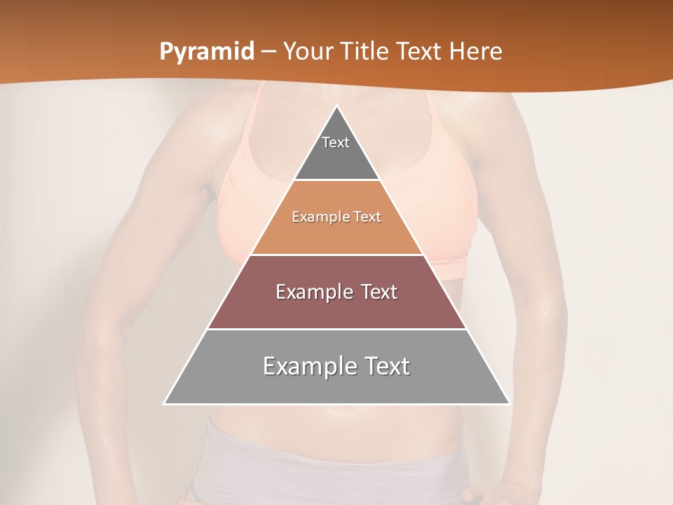 Workout Girl Confident PowerPoint Template