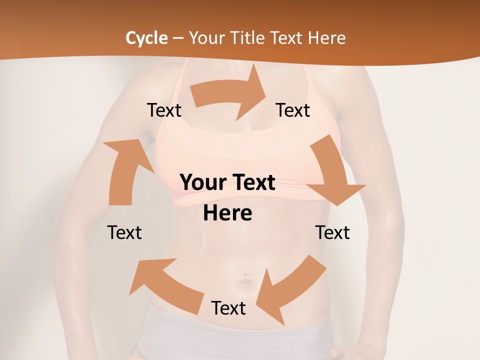 Workout Girl Confident PowerPoint Template