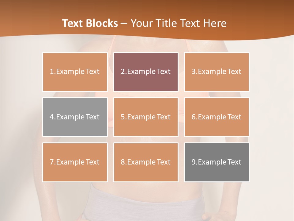 Workout Girl Confident PowerPoint Template