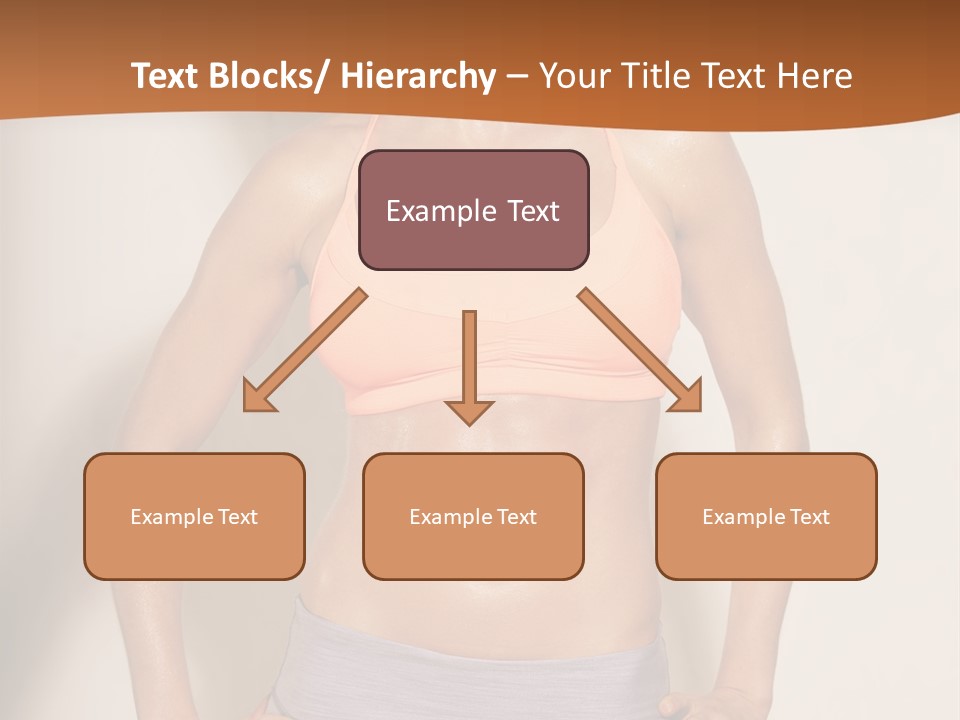 Workout Girl Confident PowerPoint Template