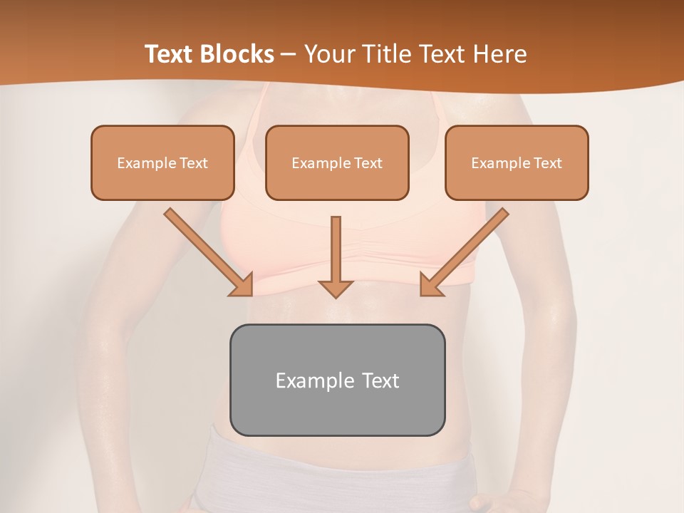 Workout Girl Confident PowerPoint Template