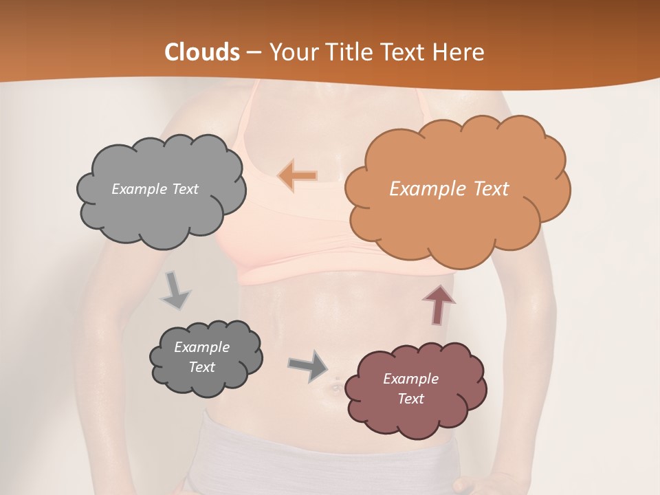 Workout Girl Confident PowerPoint Template