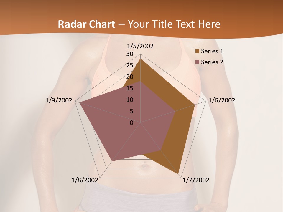 Workout Girl Confident PowerPoint Template