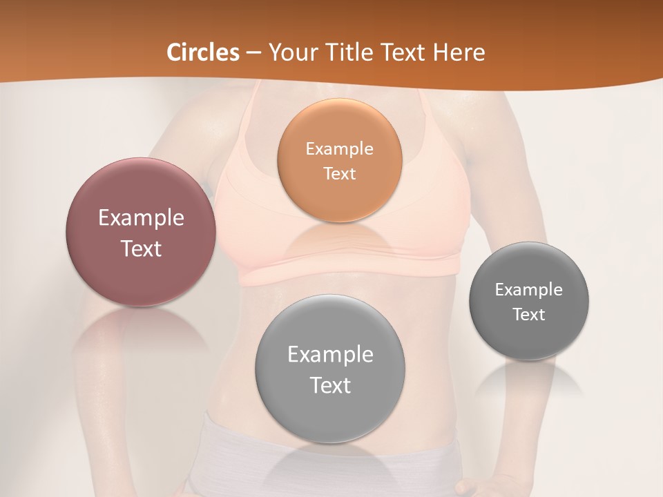 Workout Girl Confident PowerPoint Template