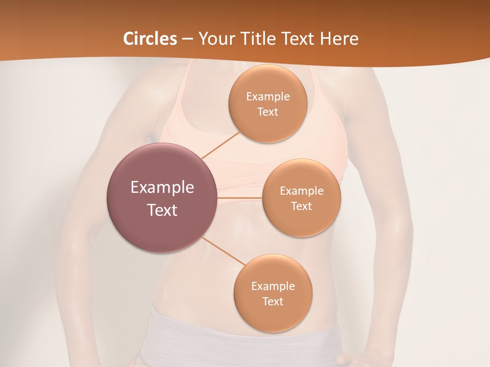 Workout Girl Confident PowerPoint Template