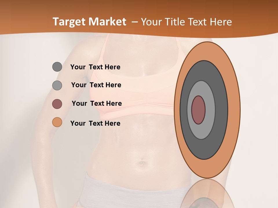 Workout Girl Confident PowerPoint Template