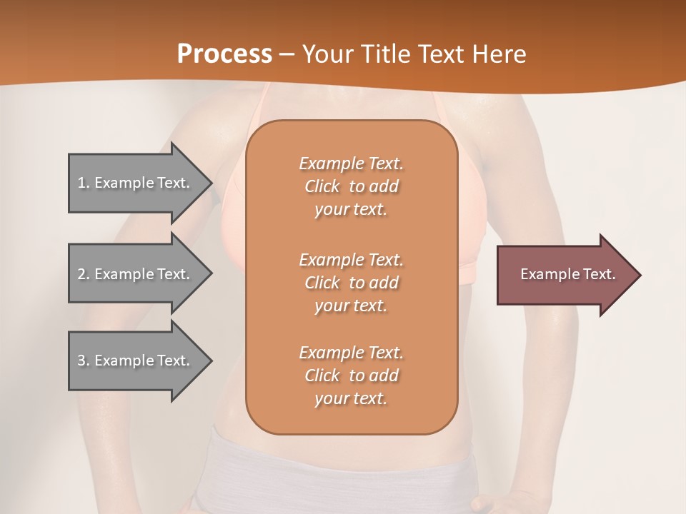 Workout Girl Confident PowerPoint Template