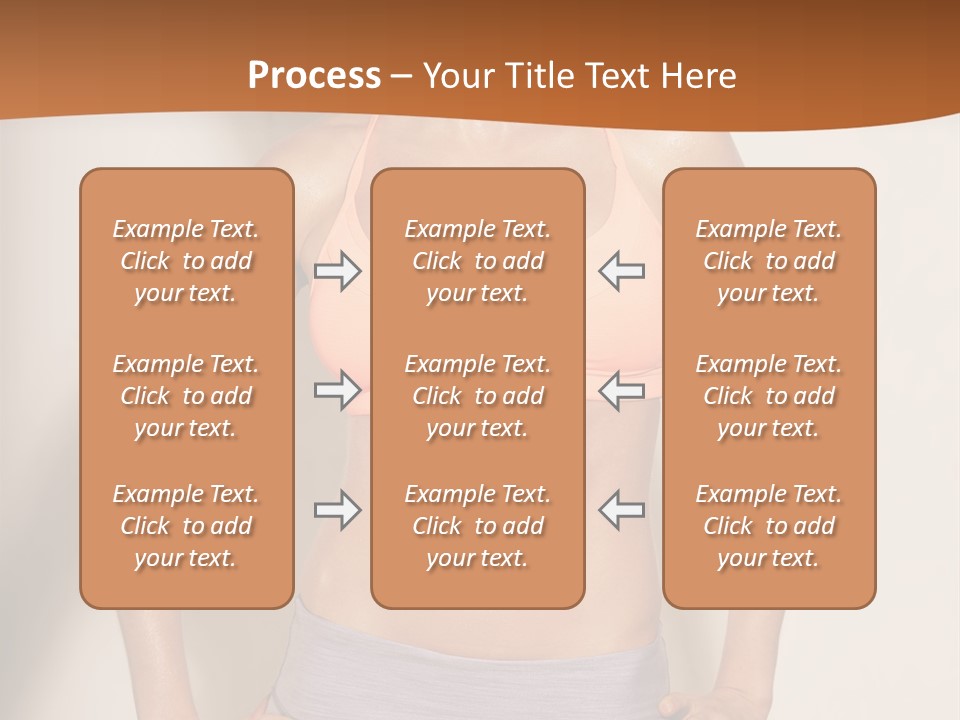 Workout Girl Confident PowerPoint Template