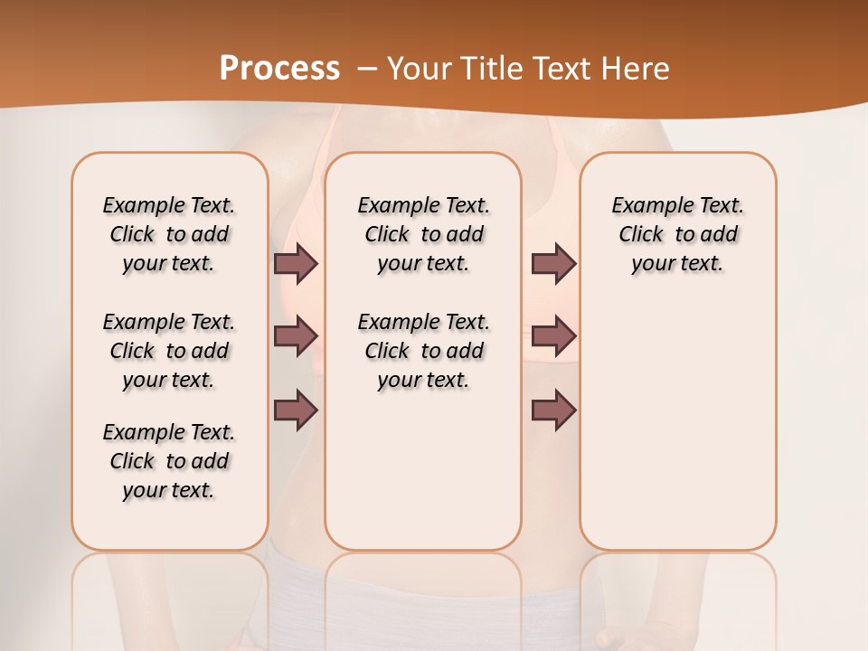 Workout Girl Confident PowerPoint Template