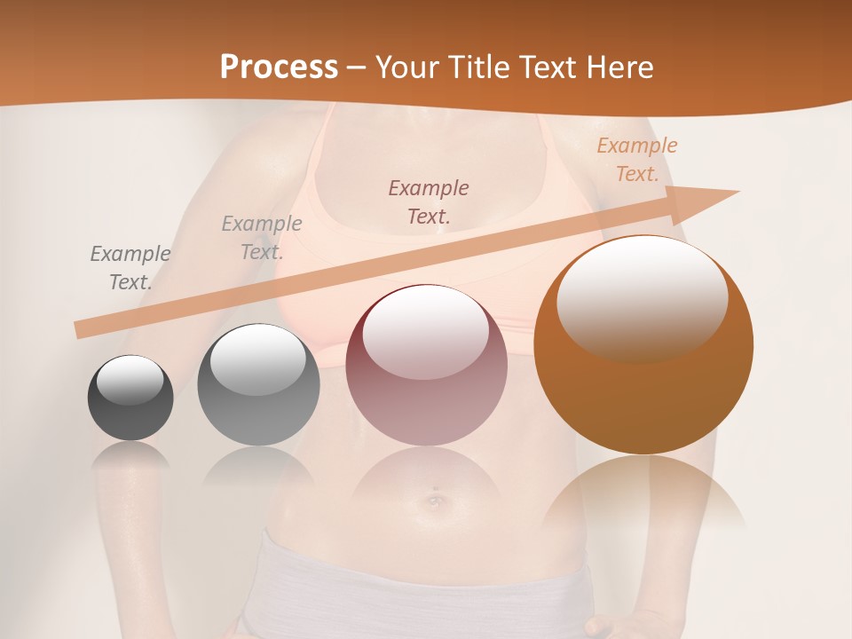 Workout Girl Confident PowerPoint Template