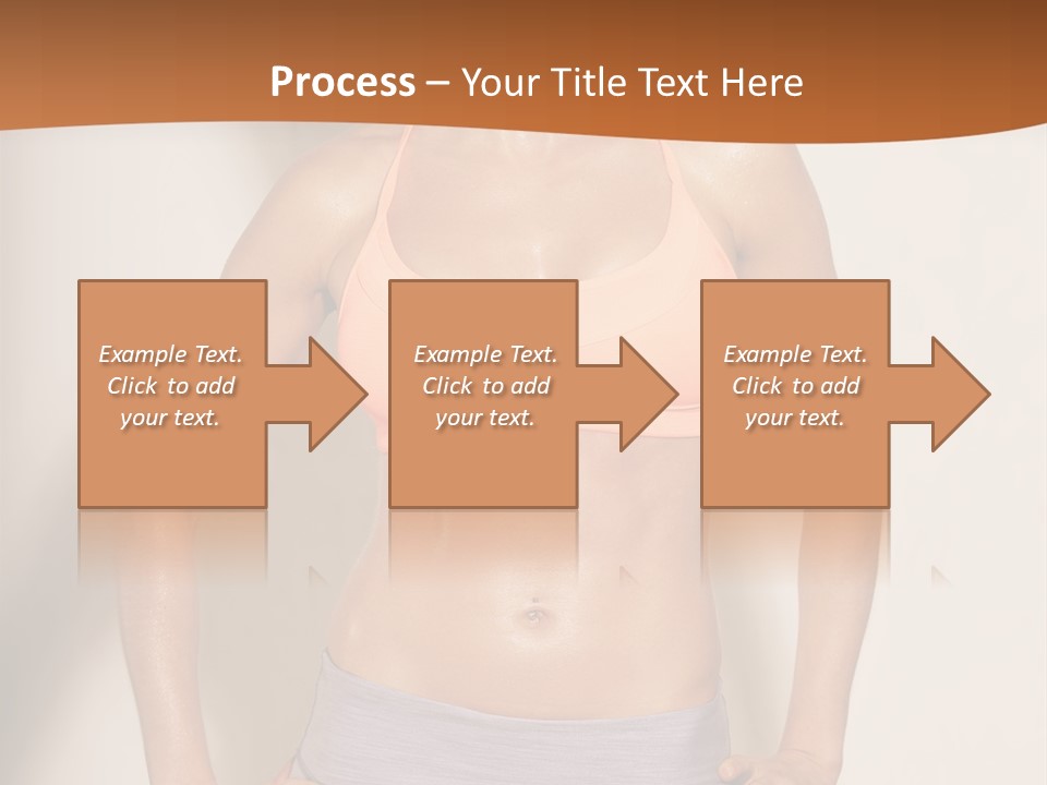 Workout Girl Confident PowerPoint Template