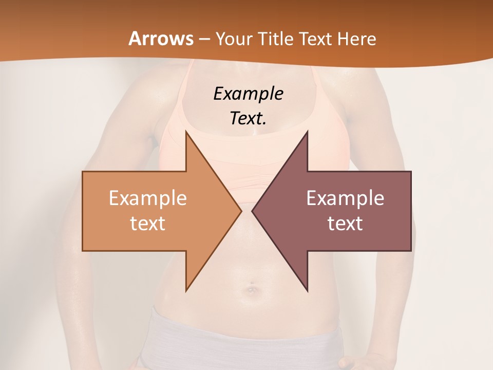 Workout Girl Confident PowerPoint Template