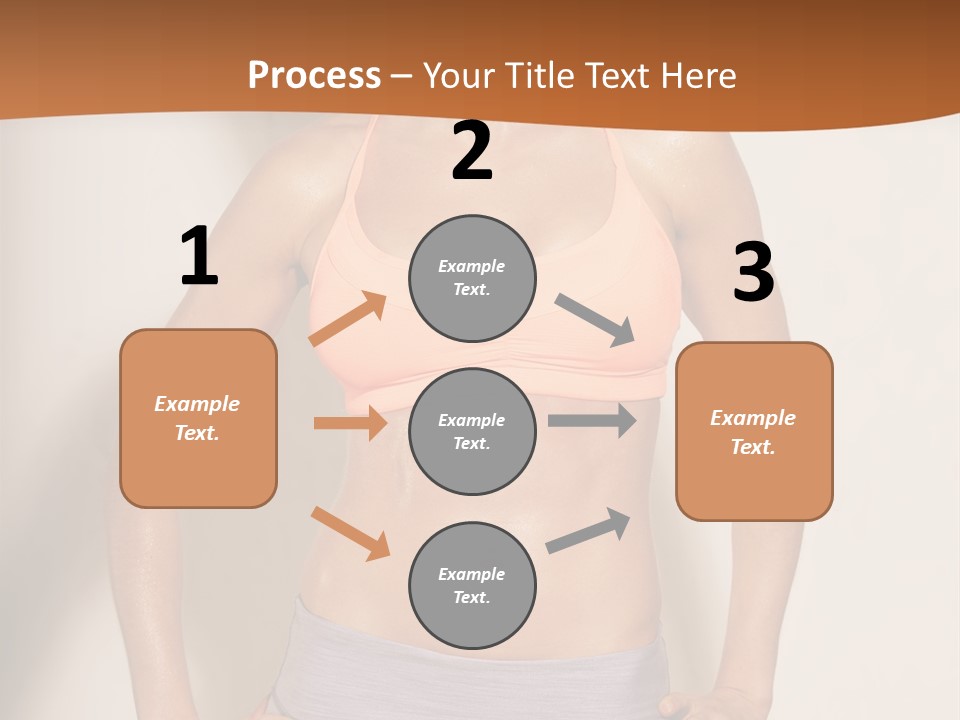 Workout Girl Confident PowerPoint Template