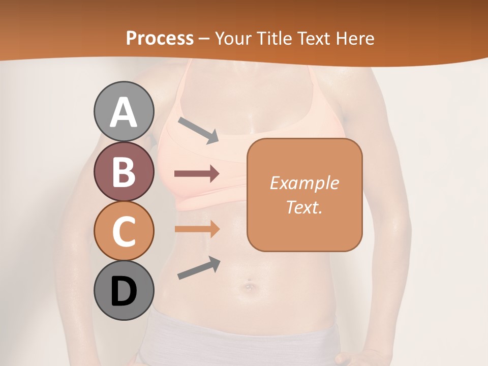 Workout Girl Confident PowerPoint Template