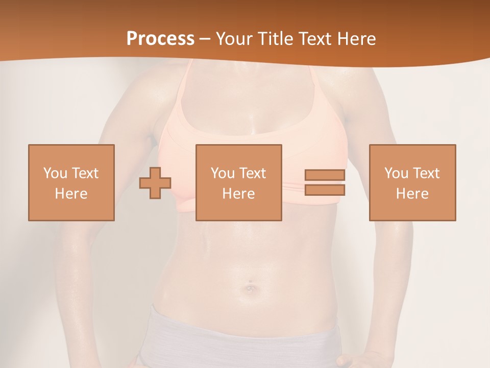 Workout Girl Confident PowerPoint Template