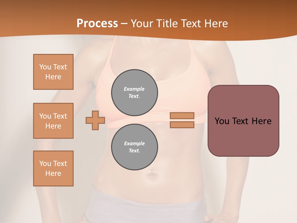 Workout Girl Confident PowerPoint Template