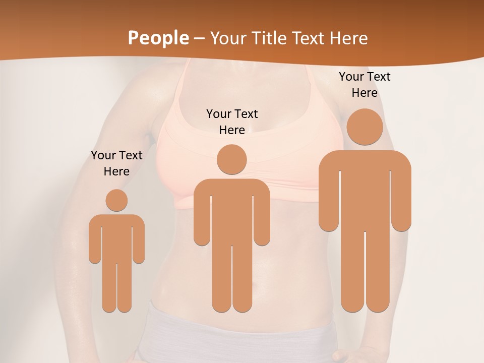 Workout Girl Confident PowerPoint Template