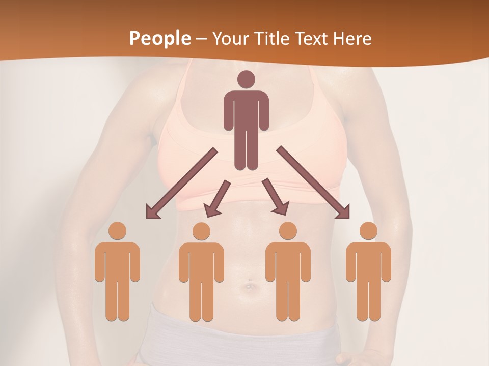 Workout Girl Confident PowerPoint Template