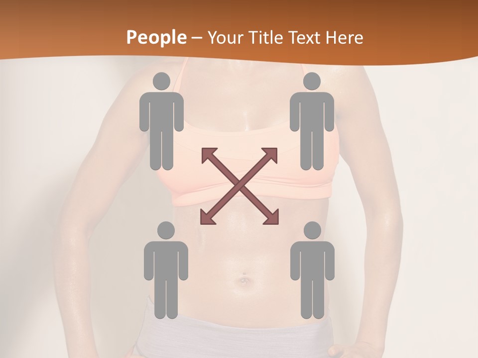 Workout Girl Confident PowerPoint Template