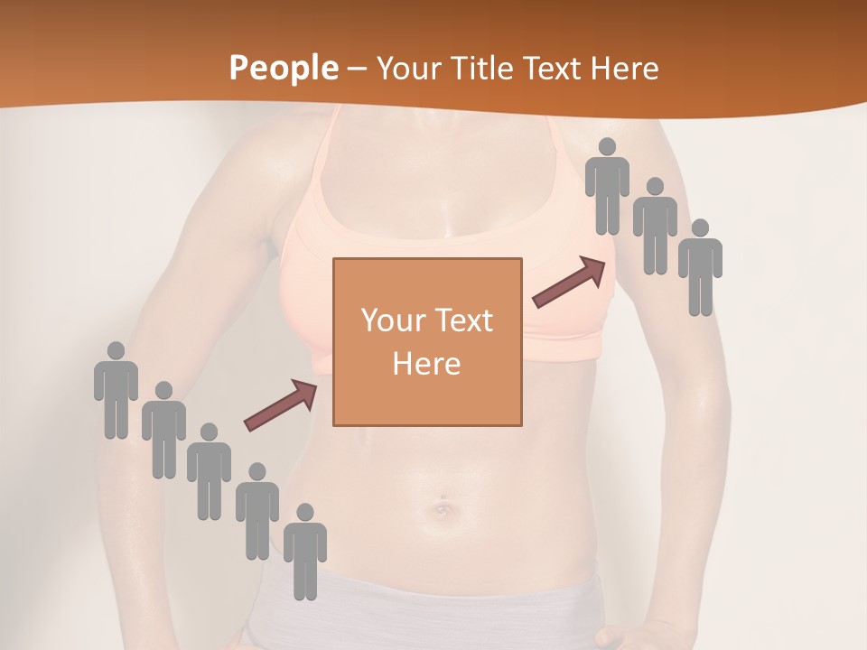 Workout Girl Confident PowerPoint Template