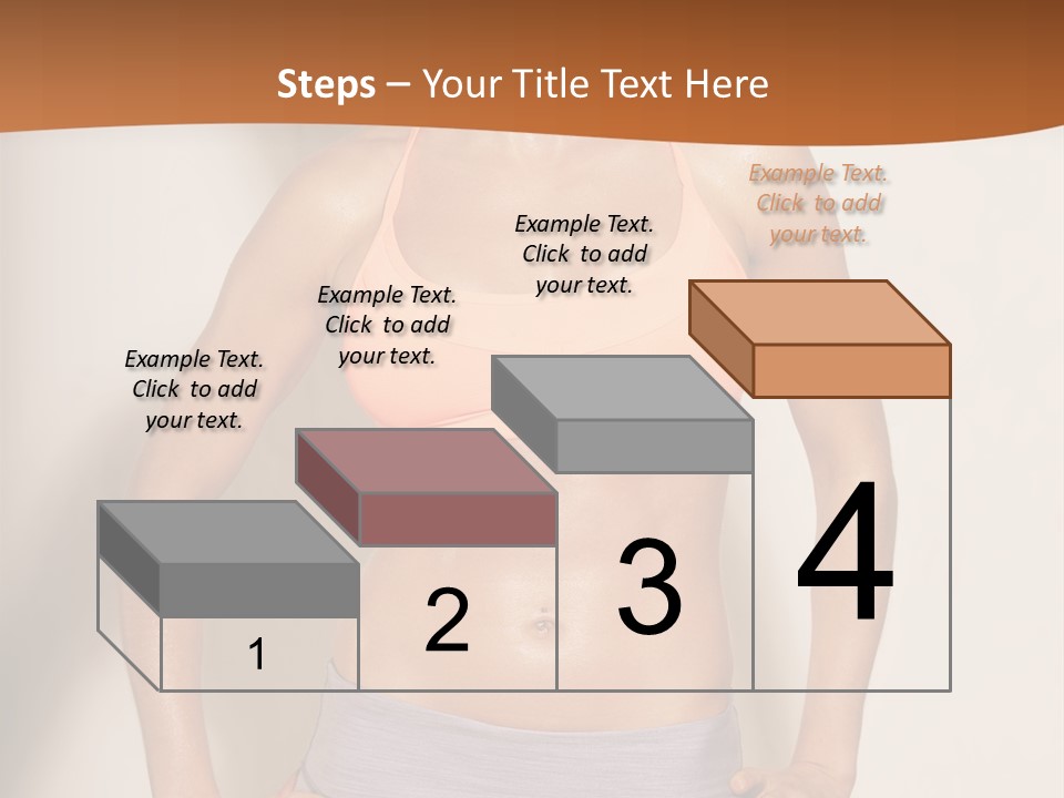 Workout Girl Confident PowerPoint Template
