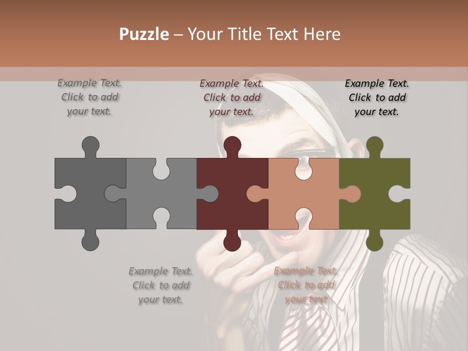 Representative Operator Male PowerPoint Template