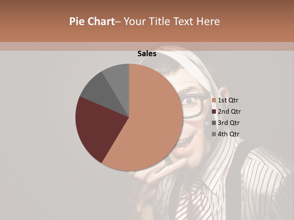 Representative Operator Male PowerPoint Template